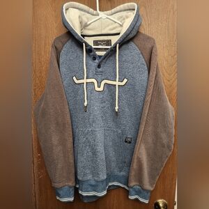 Kimes Ranch Blue and Brown Hoodie